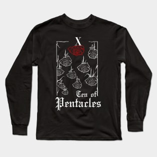 Ten of Pentacles Tarot Long Sleeve T-Shirt